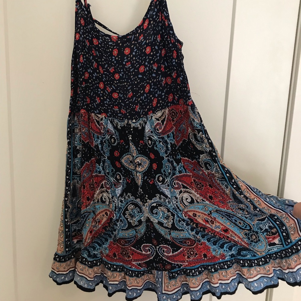 Breezy Patrons of Peace multicolored dress